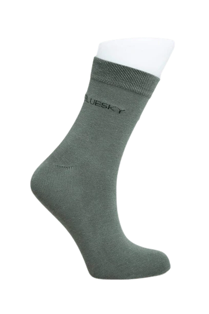 Blue Sky Womens Bamboo Crew Socks- (1 pair) - Image 3