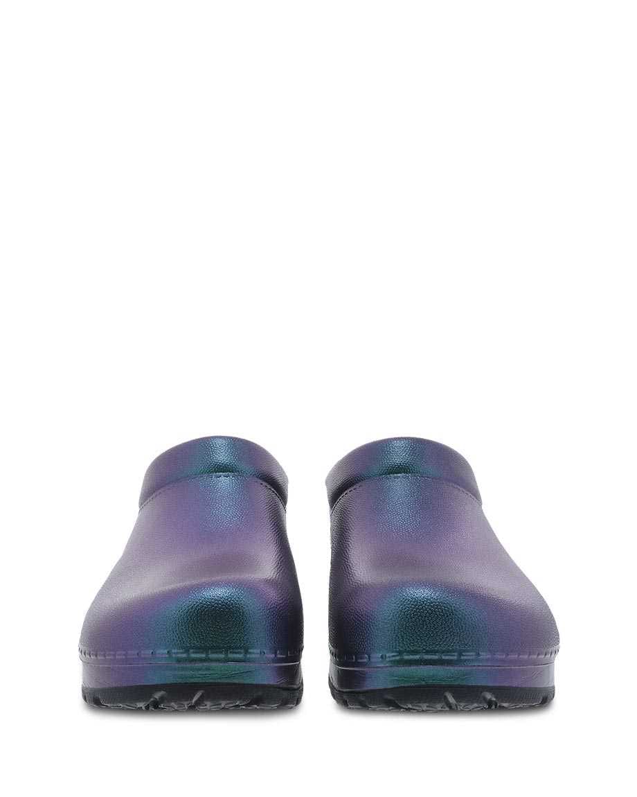 Dansko Women's Kane Molded Clogs- Black Iridescent - Image 3