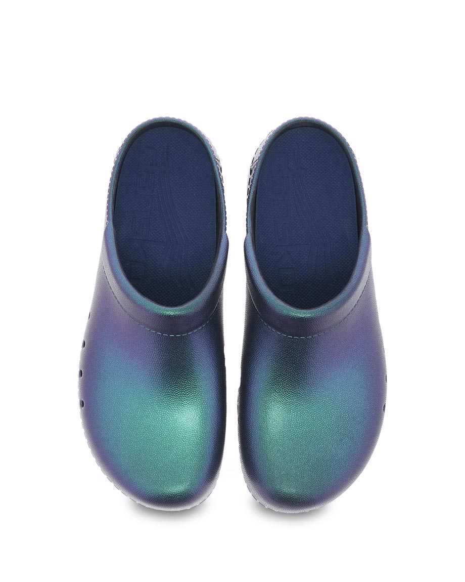 Dansko Women's Kane Molded Clogs- Black Iridescent - Image 7