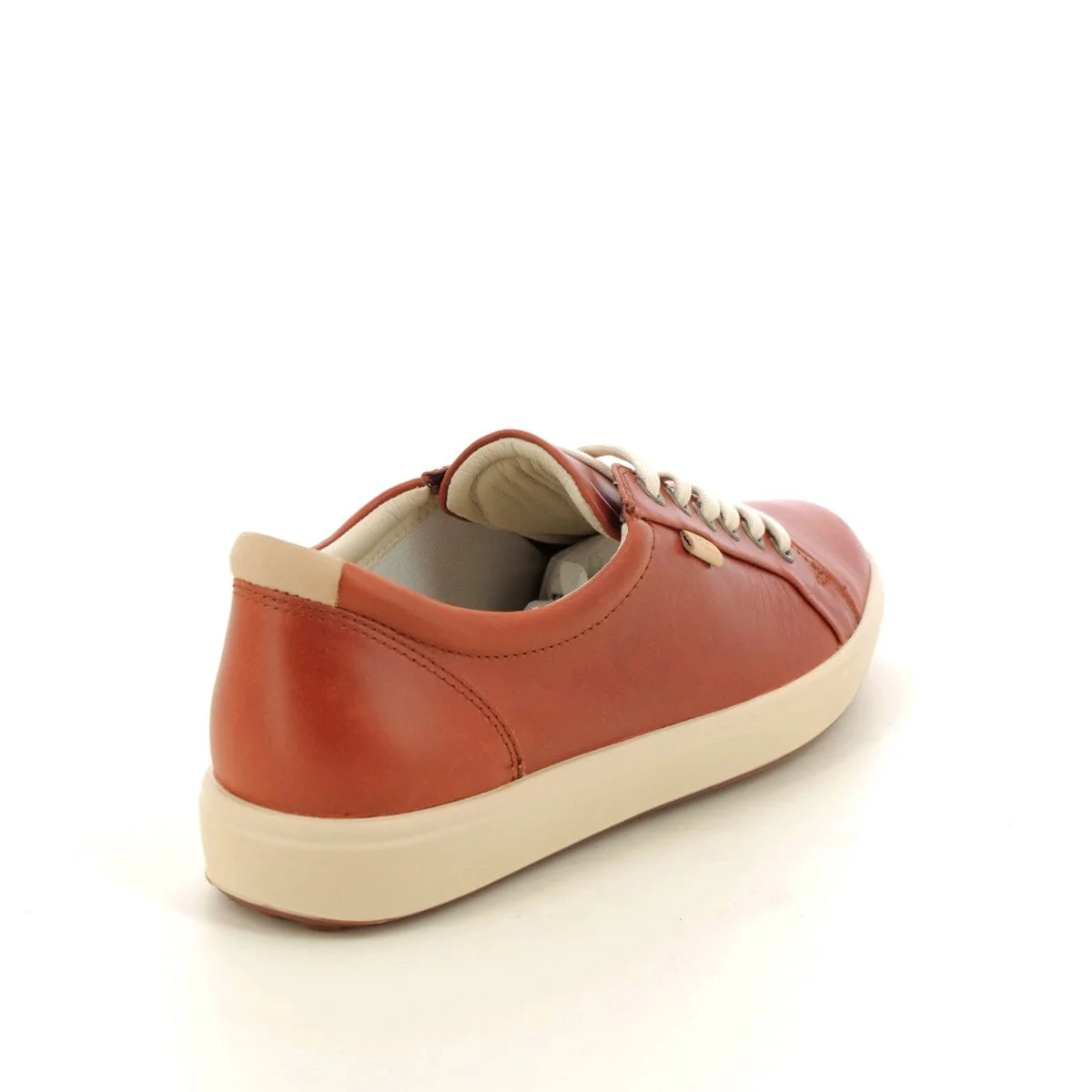Ecco Women's Soft 7 Sneakers- Cognac - Image 4