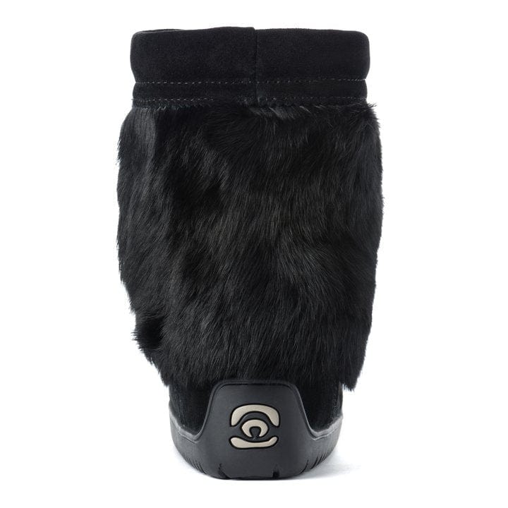 Manitobah Mukluks Suede Waterproof Half Mukluks- Black - Image 4