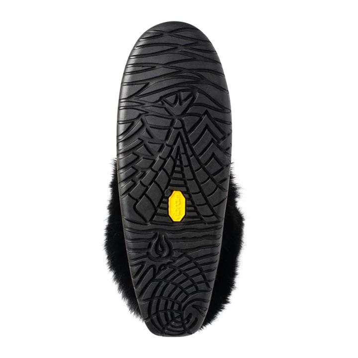 Manitobah Mukluks Suede Waterproof Half Mukluks- Black - Image 5