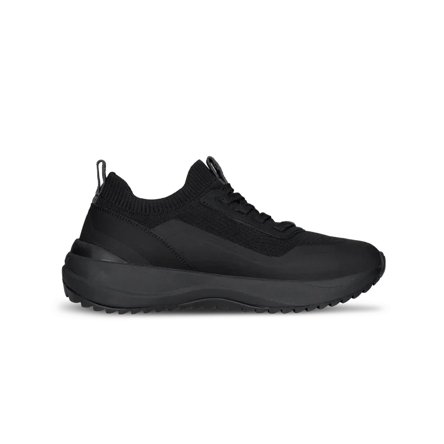 Vessi Women's Stormburst Low Top Sneakers- Black - Image 3