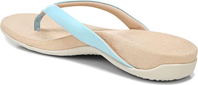 Vionic Women's Dillon Flip Flops- Porcelain Blue - Image 8